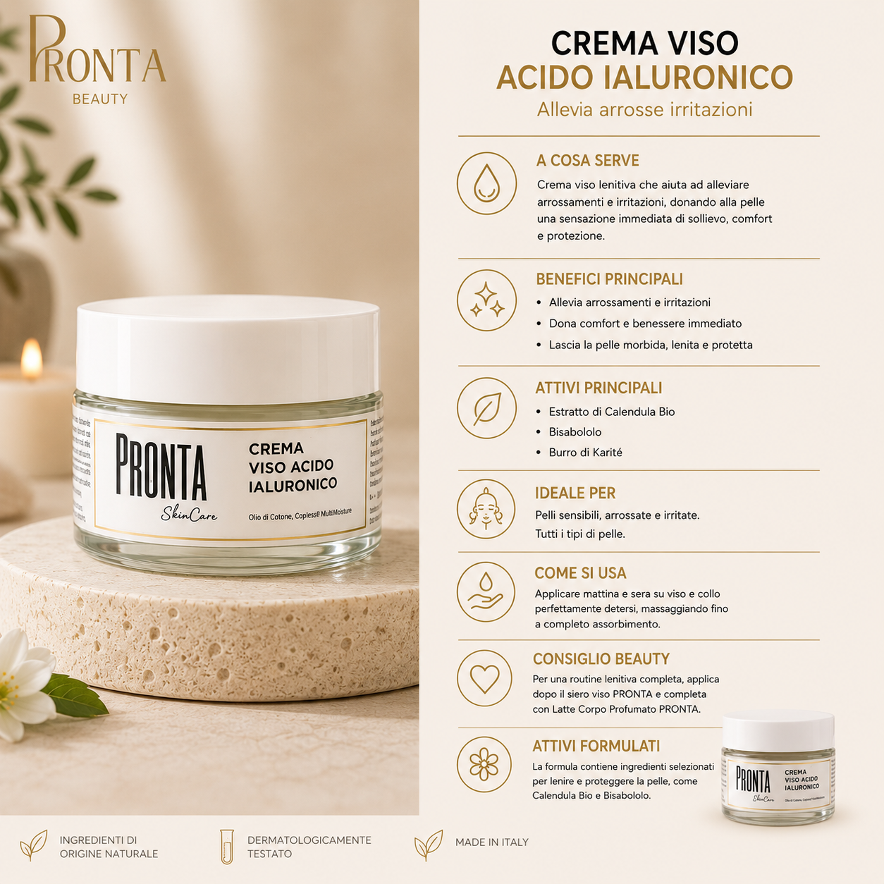 Crema Viso Acido Ialuronico 50 ml