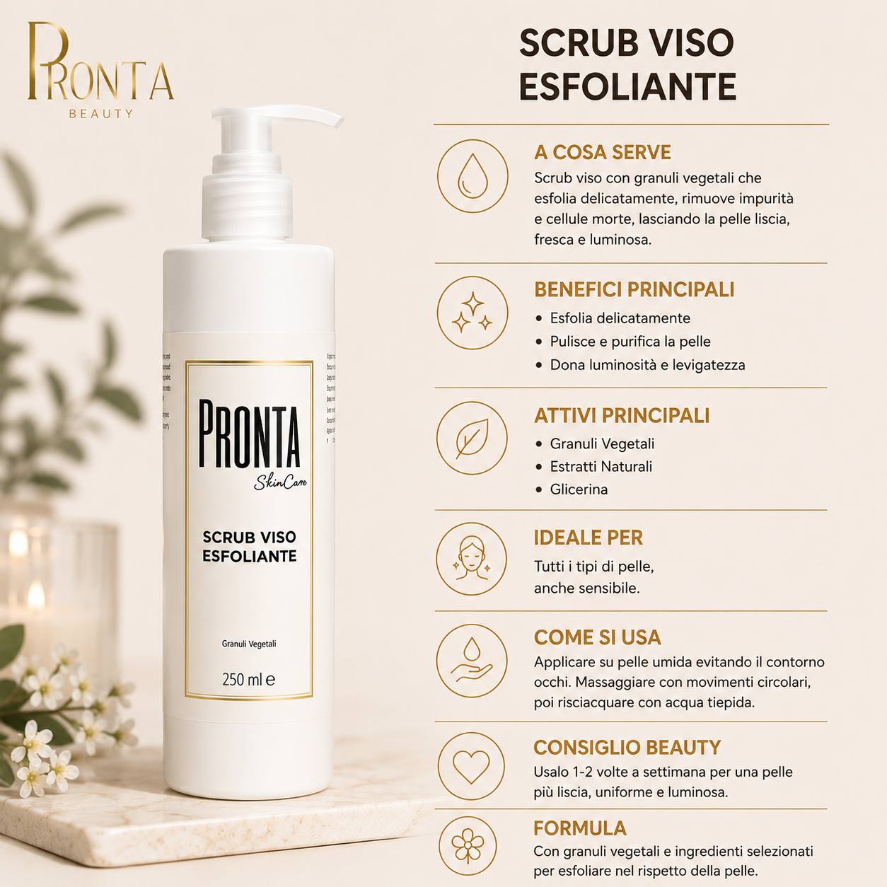Scrub Viso Esfoliante 250 ml