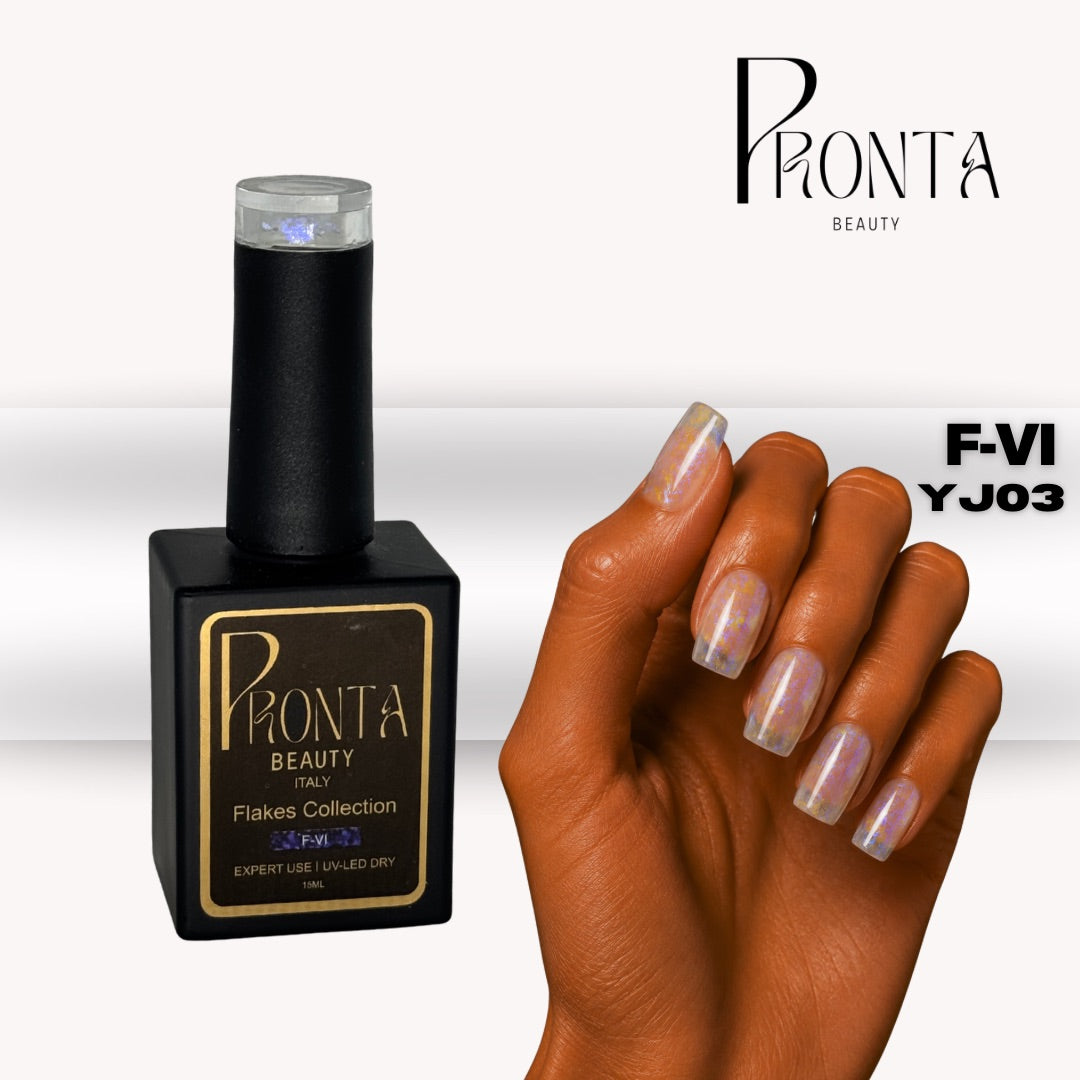 Smalto Semipermanente F-VI -Flakes collection