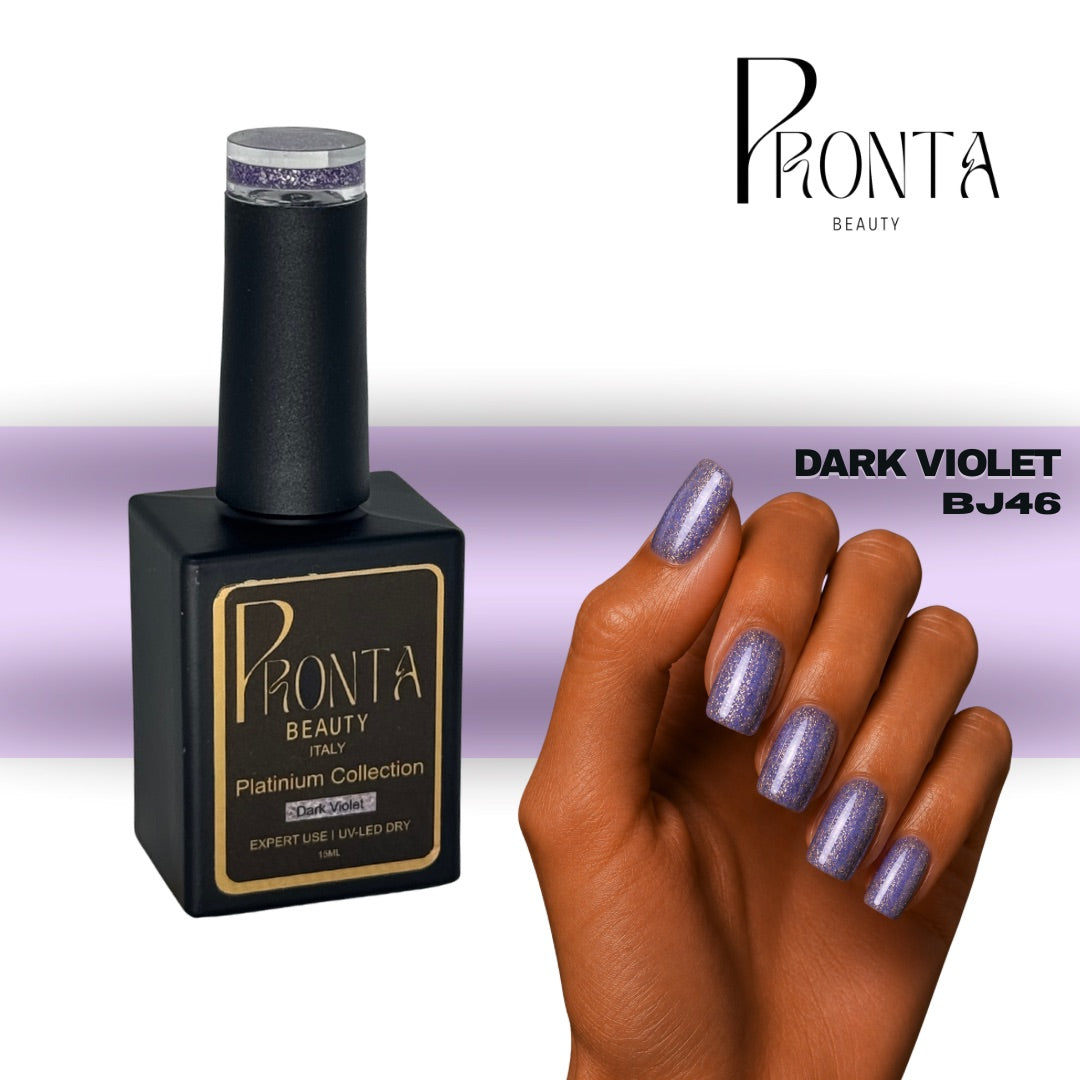 Smalto Semipermanente Dark Violet -Platinium Colletion