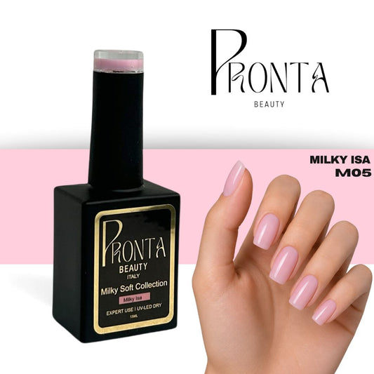 Smalto Semipermanente MILKY ISA -Milky Soft  Collettion