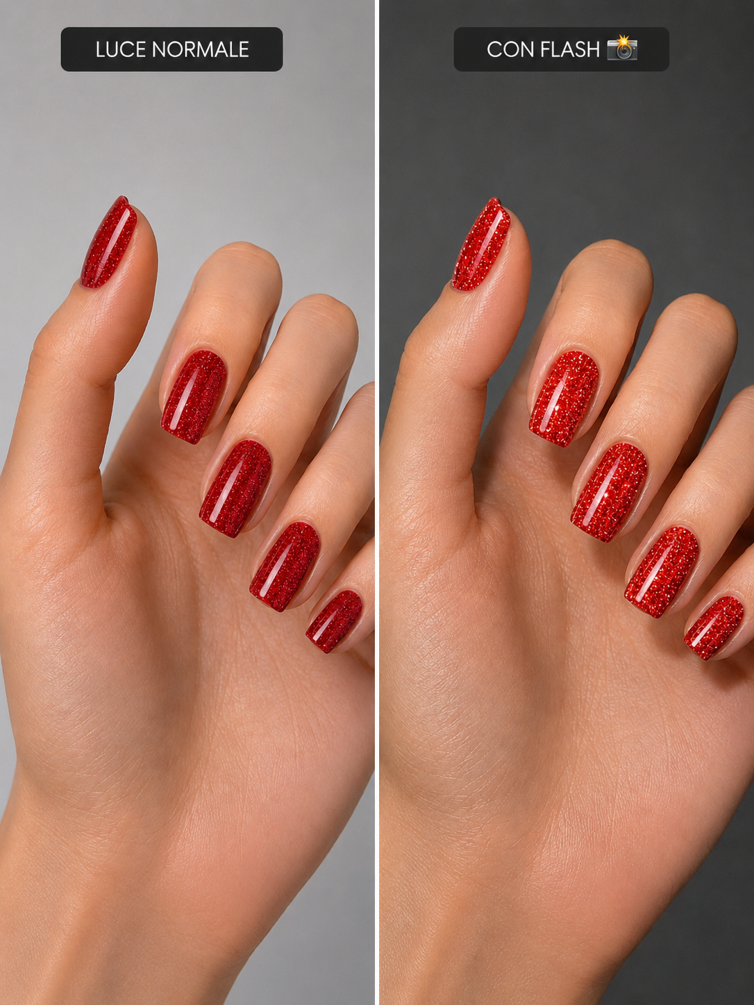Esmalte de uñas de belleza listo para usar - RED DISCO